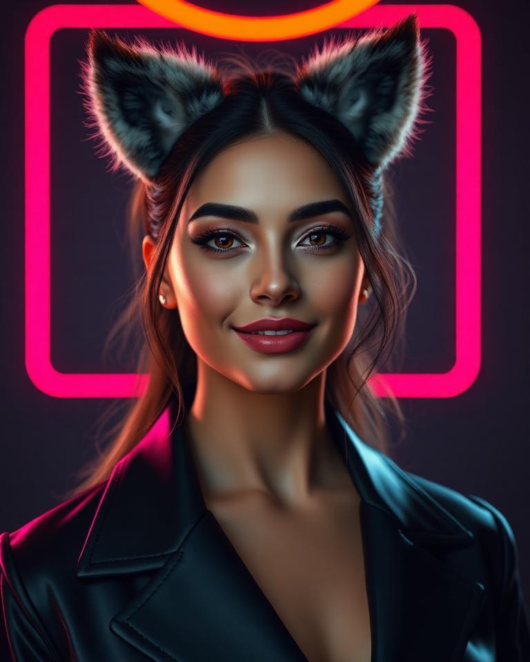 Ayra AI furry model portrait on createaifurry