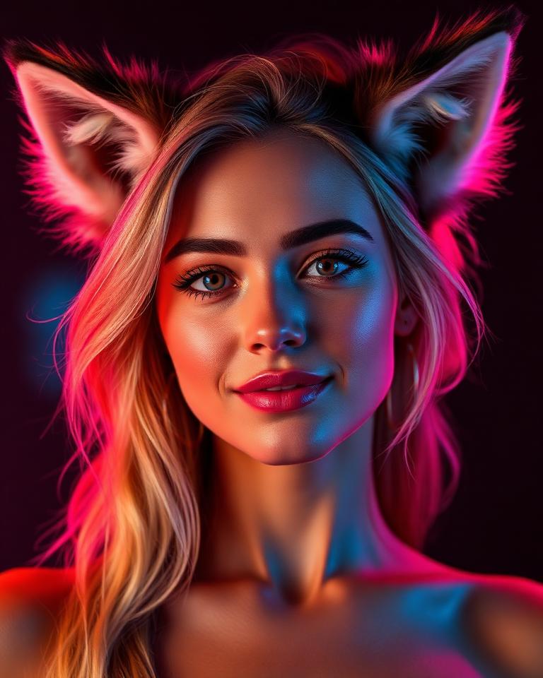 Bree AI furry model portrait on createaifurry