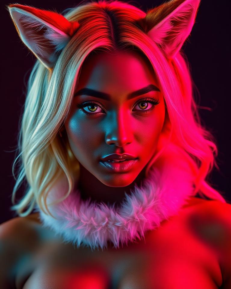 Ivy AI furry model portrait on createaifurry