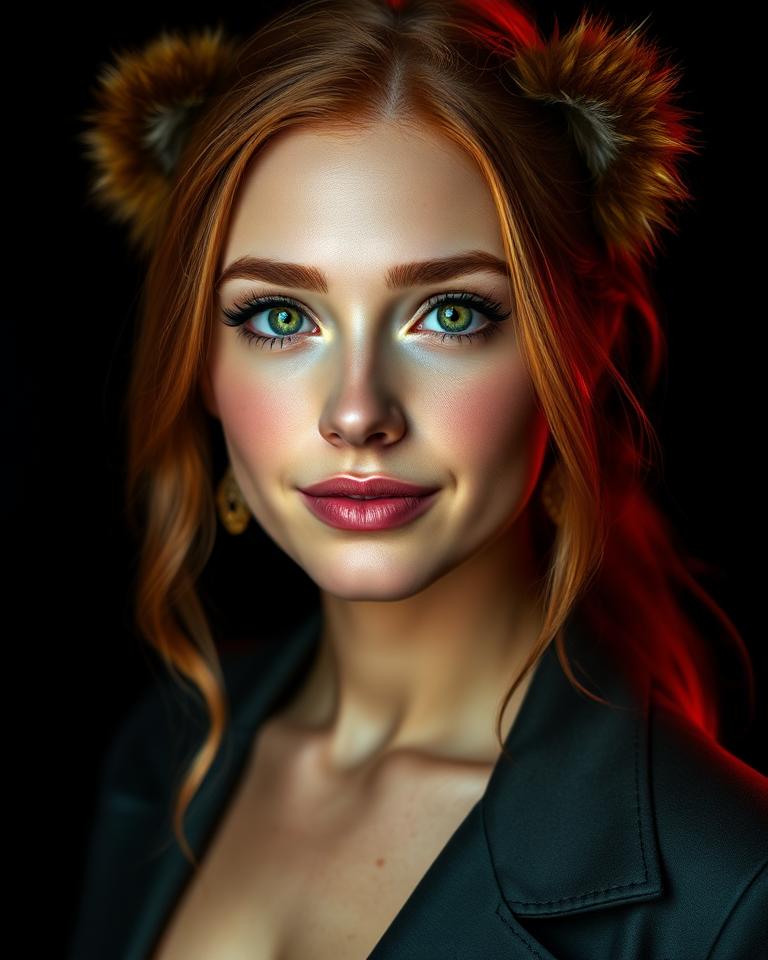 Pixie AI furry model portrait on createaifurry