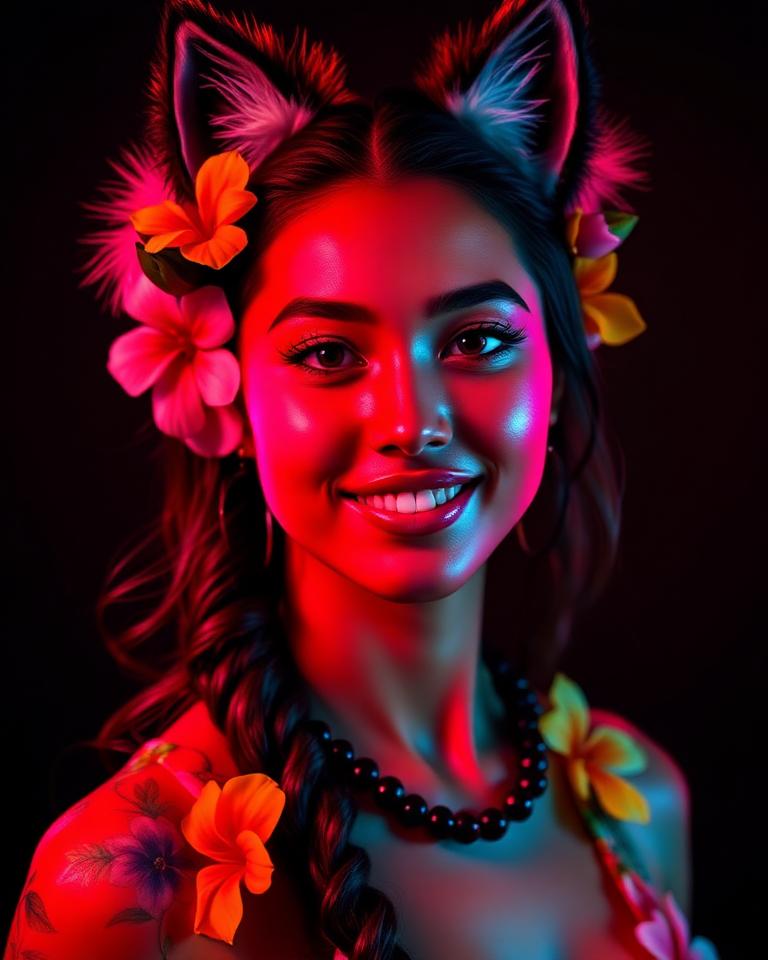 Sora AI furry model portrait on createaifurry