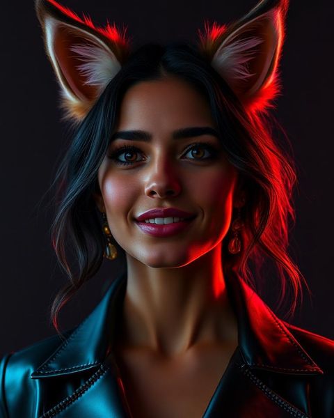 Hazel — Fox AI furry model on createaifurry