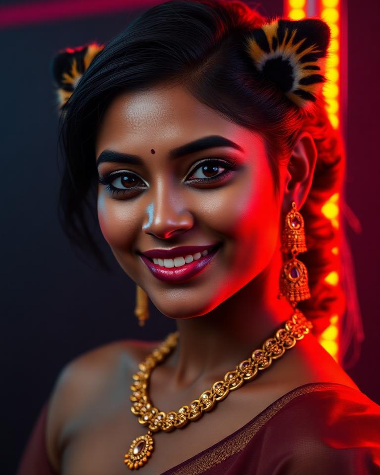Uma AI furry model portrait on createaifurry